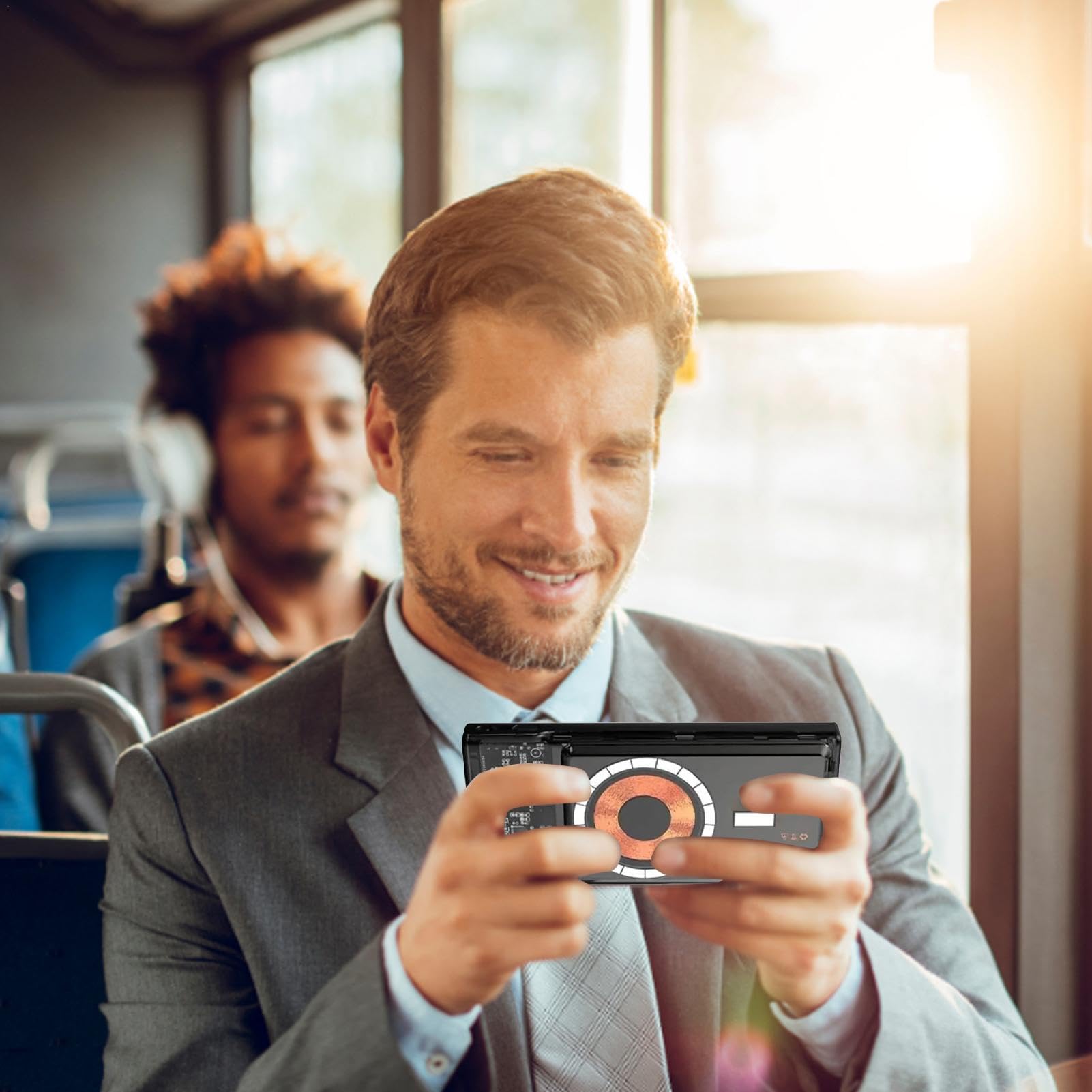 Portable Game Console with Built-in Power Bank | Fast Charging, Multi-functional & Stylish Handheld Gaming Device - Perfect for Travel, Commuting & Outdoor Gaming Entertainment