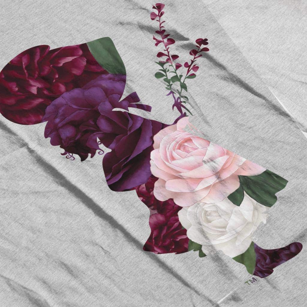 Holly Hobbie Flowers Silhouette Men's T-Shirt - Vintage Floral Graphic Tee for Casual Wear & Street Style Outfits
