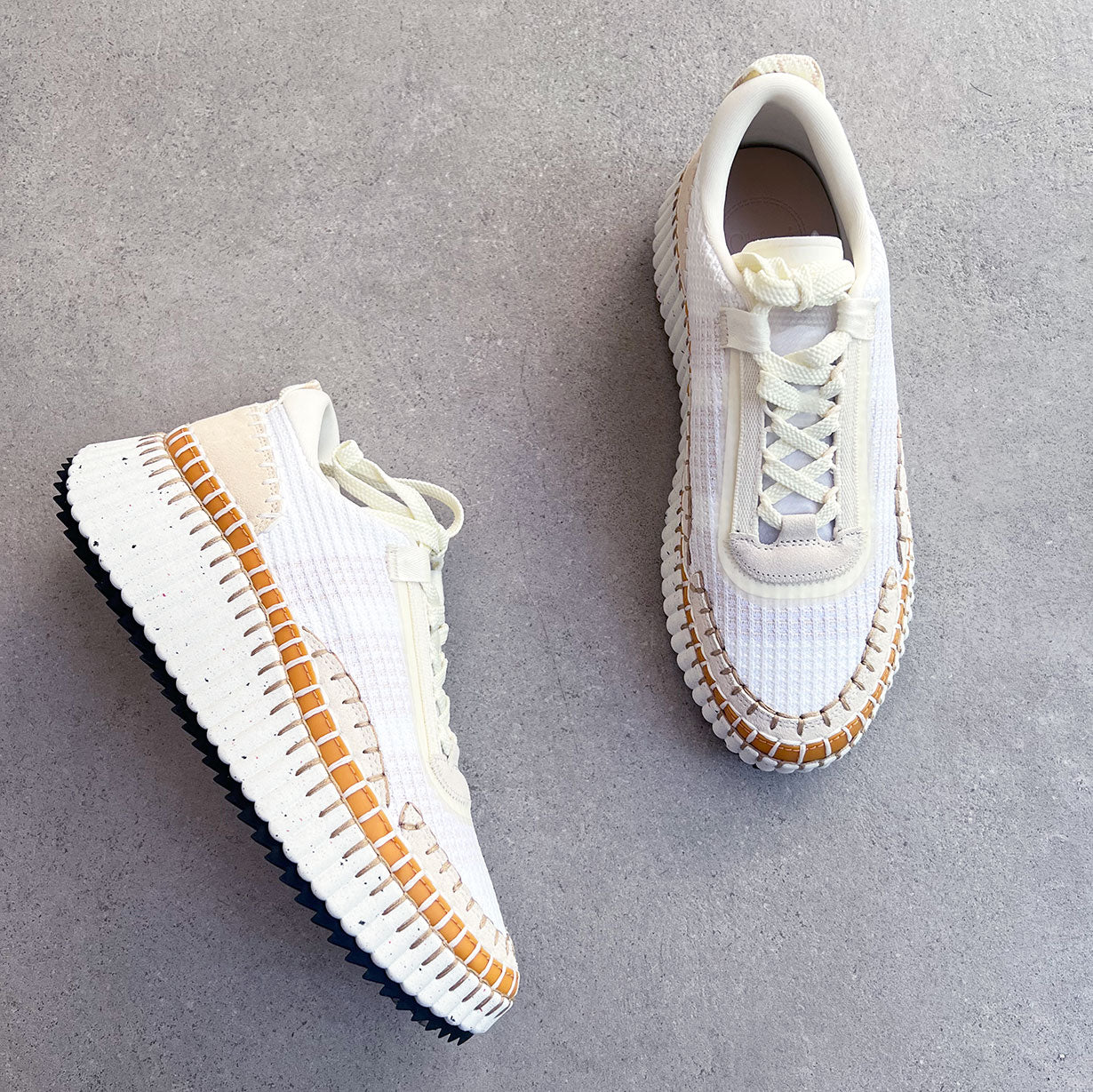 Nama Sneakers for Women - Soft White Comfortable Casual Walking Shoes | Perfect for Running, Gym, and Everyday Wear