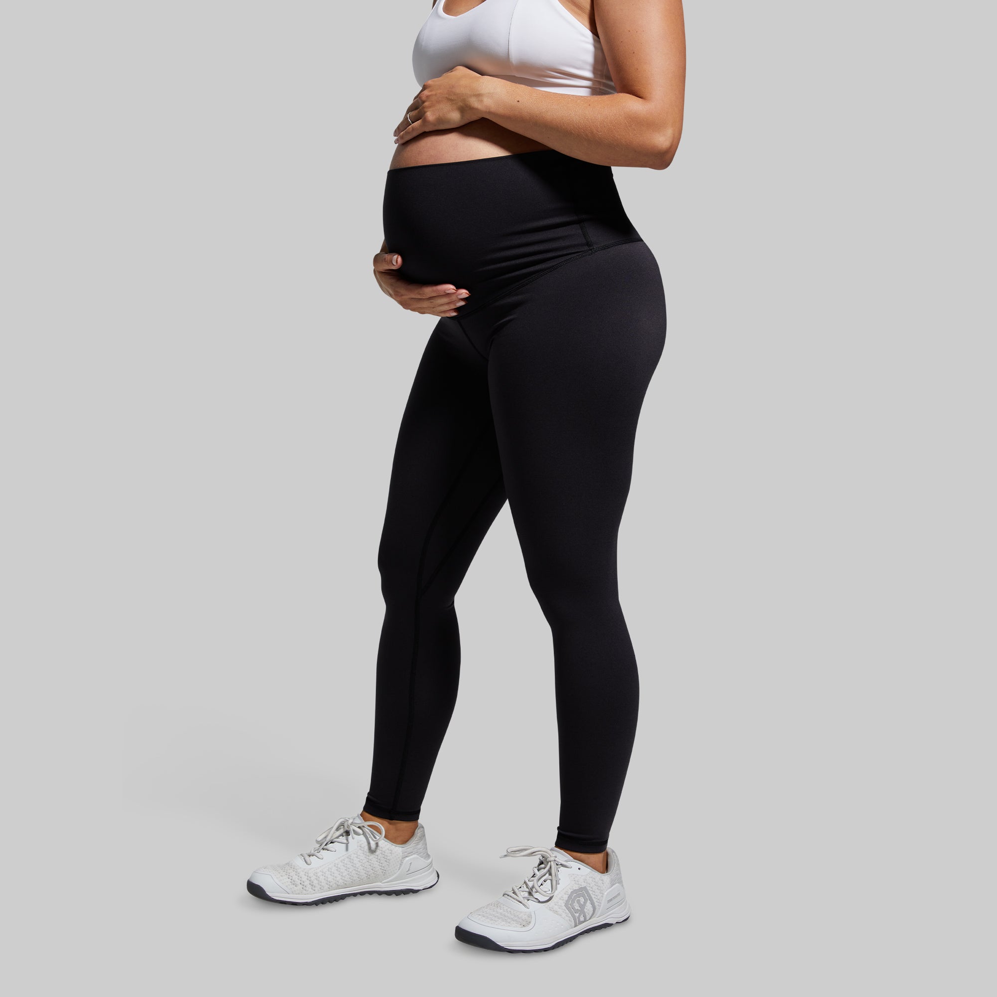 Best Maternity Leggings for Pregnancy - Soft & Stretchy Black Yoga Pants - Comfortable for Workout, Lounge & Everyday Wear