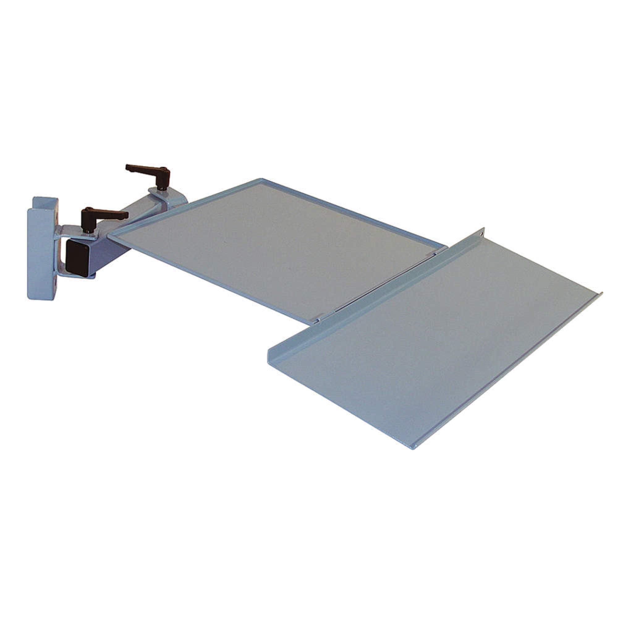 Ergonomic Adjustable Monitor Arm Stand - Dual Monitor Mount for Workstations & Standing Desks | Sky Blue Computer Screen Holder for Home Office & Gaming Setup | Reduce Neck Pain & Improve Posture While Working or Video Conferencing | Perfect for Remote Work, Online Classes & Workspace Organization (Ideal for 17-32 inch Monitors)