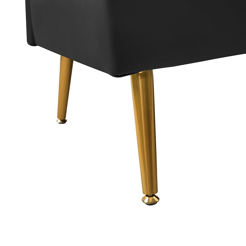 Gaston Entryway Bench - Scratch-Resistant Vegan Leather with Built-in USB Charging Port - Perfect for Hallway, Living Room & Bedroom Storage