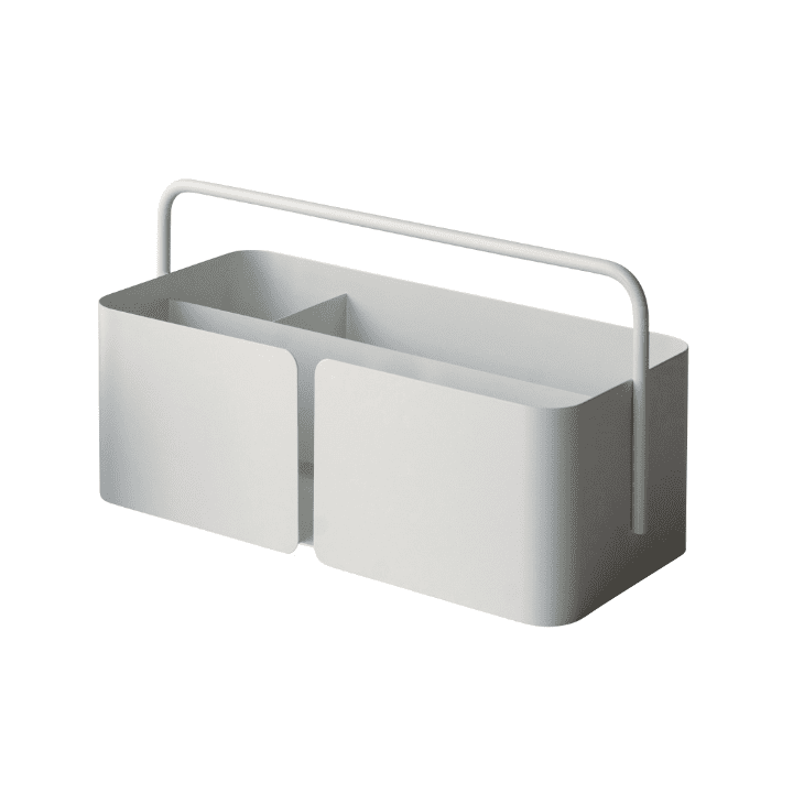 DESIGNSTUFF The Carry All Caddy and Storage Box - White Organizer for Home, Office, Bathroom & Car Organization | Multi-Purpose Storage Solution