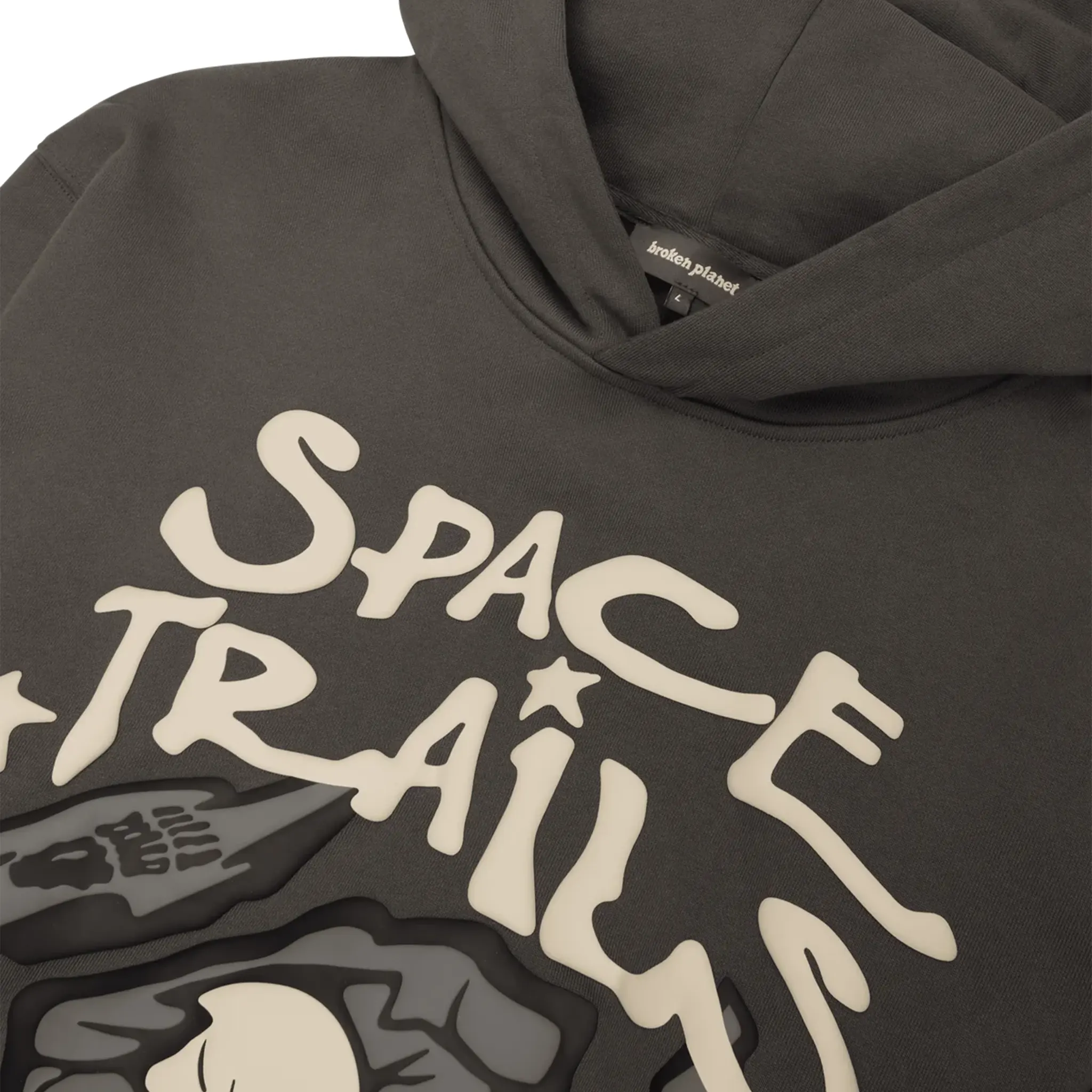 Broken Planet Space Trails Beluga Grey Hoodie - Men's & Women's Oversized Streetwear Sweatshirt for Urban Fashion & Casual Wear | Perfect for Street Style, Gym, and Everyday Comfort