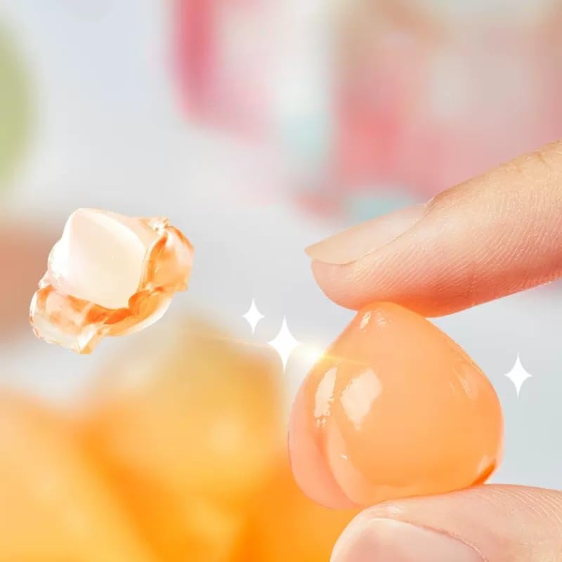 White Peach Peeling Fruit Fudge 75g/Bag - Grape Lychee Soft Candy Toffee with 50% Juice Content - Chewy Gummy Candy for Desserts & Snacks - Perfect Candy Gift for Parties & Holidays (1 Bag)