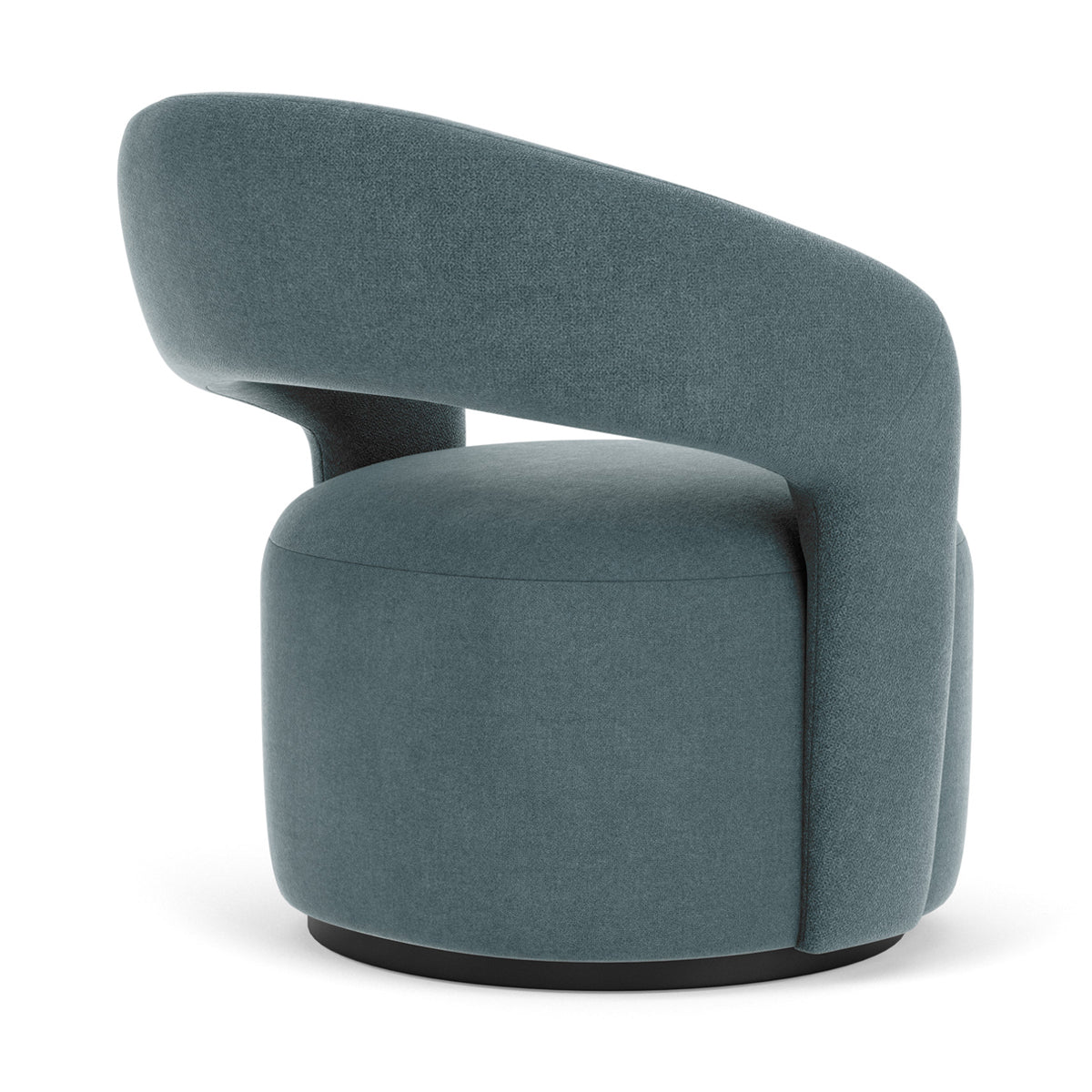 Stylish Judi Fabric Swivel Armchair - Modern Upholstered Accent Chair with 360° Rotation for Living Room, Bedroom or Office - Comfortable Lounge Seating for Home Decor