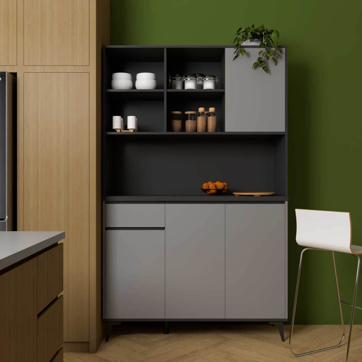 Lavi Kitchen Cabinet - Premium Storage Solution for Modern Kitchens | Perfect for Organizing Cookware, Dishes & Pantry Items