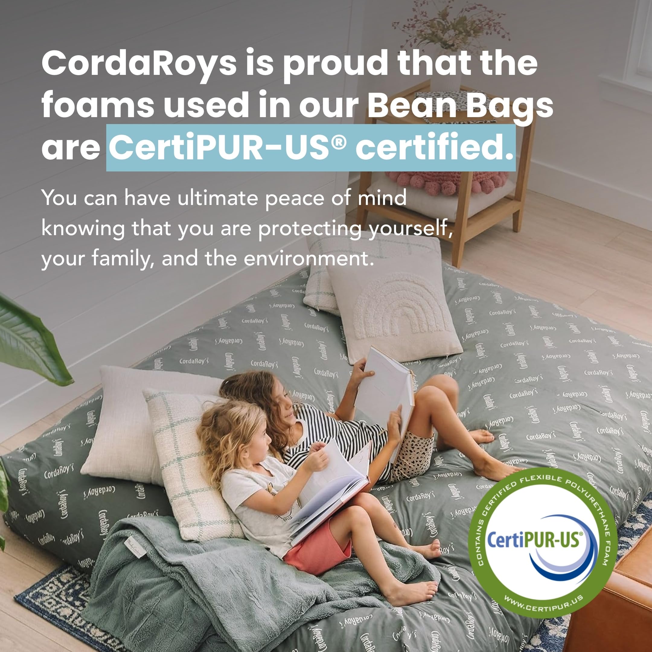 CordaRoy's King Size Chenille Bean Bag Chair Cover Only (Bean Bag Sold Separately) - Soft Charcoal Gray Fabric Replacement - Perfect for Living Rooms, Game Rooms & Dorm Lounging