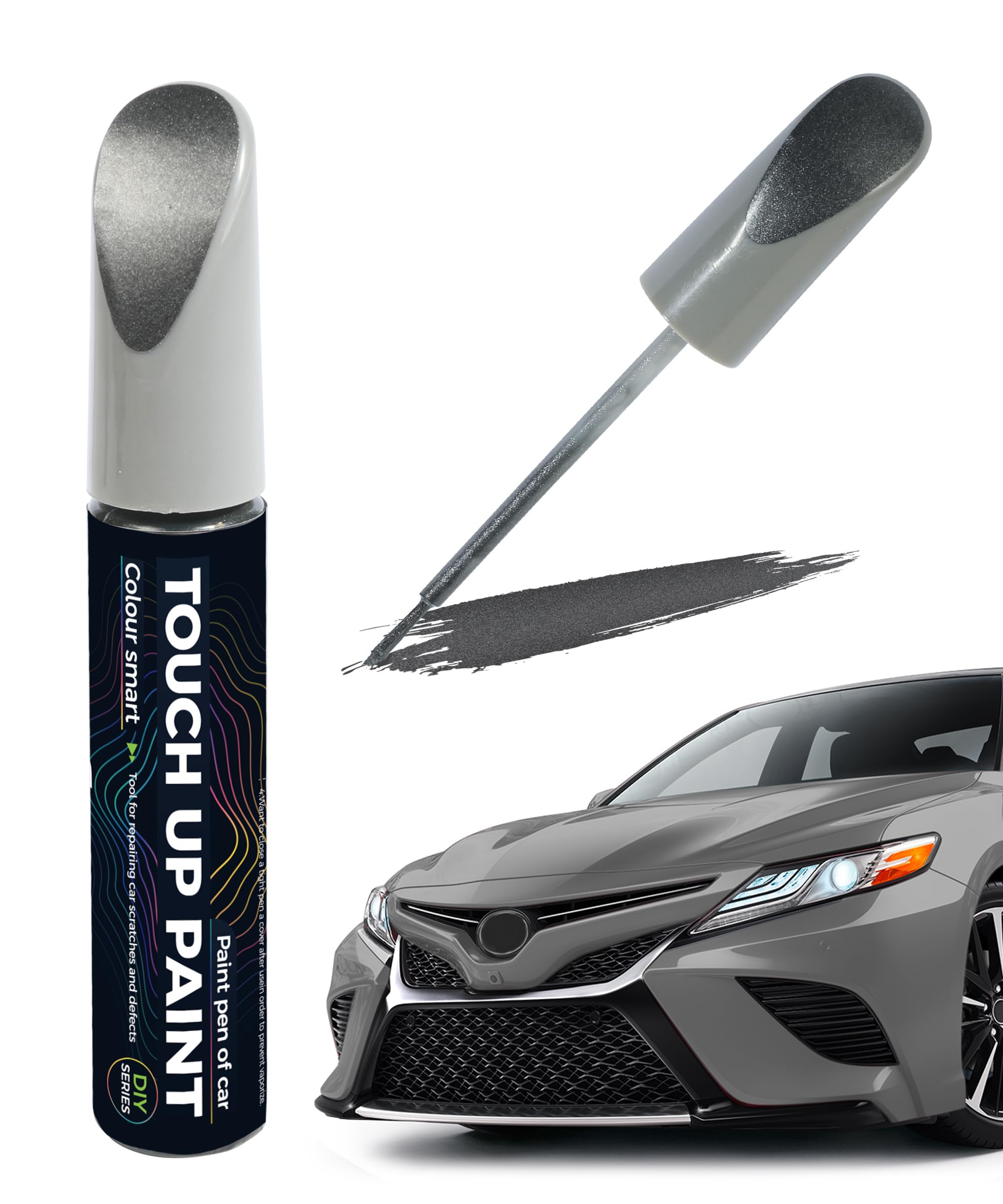 Touch Up Paint Pen for Cars - Automotive Scratch Repair Pen, Car Accessories for Removing Scratches (Gray) | Perfect for DIY Car Scratch Fixes & Minor Paint Damage Repair