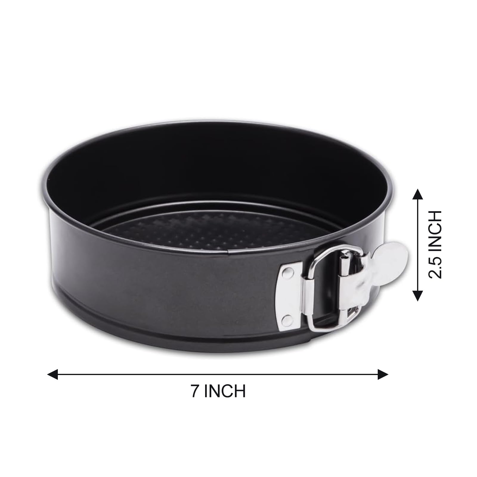 HIWARE 7-Inch Non-Stick Springform Pan, Leakproof Cheesecake Pan for Baking - Perfect for Instant Pot 6 & 8 Qt Pressure Cookers - Ideal for Cheesecakes, Cakes & Desserts