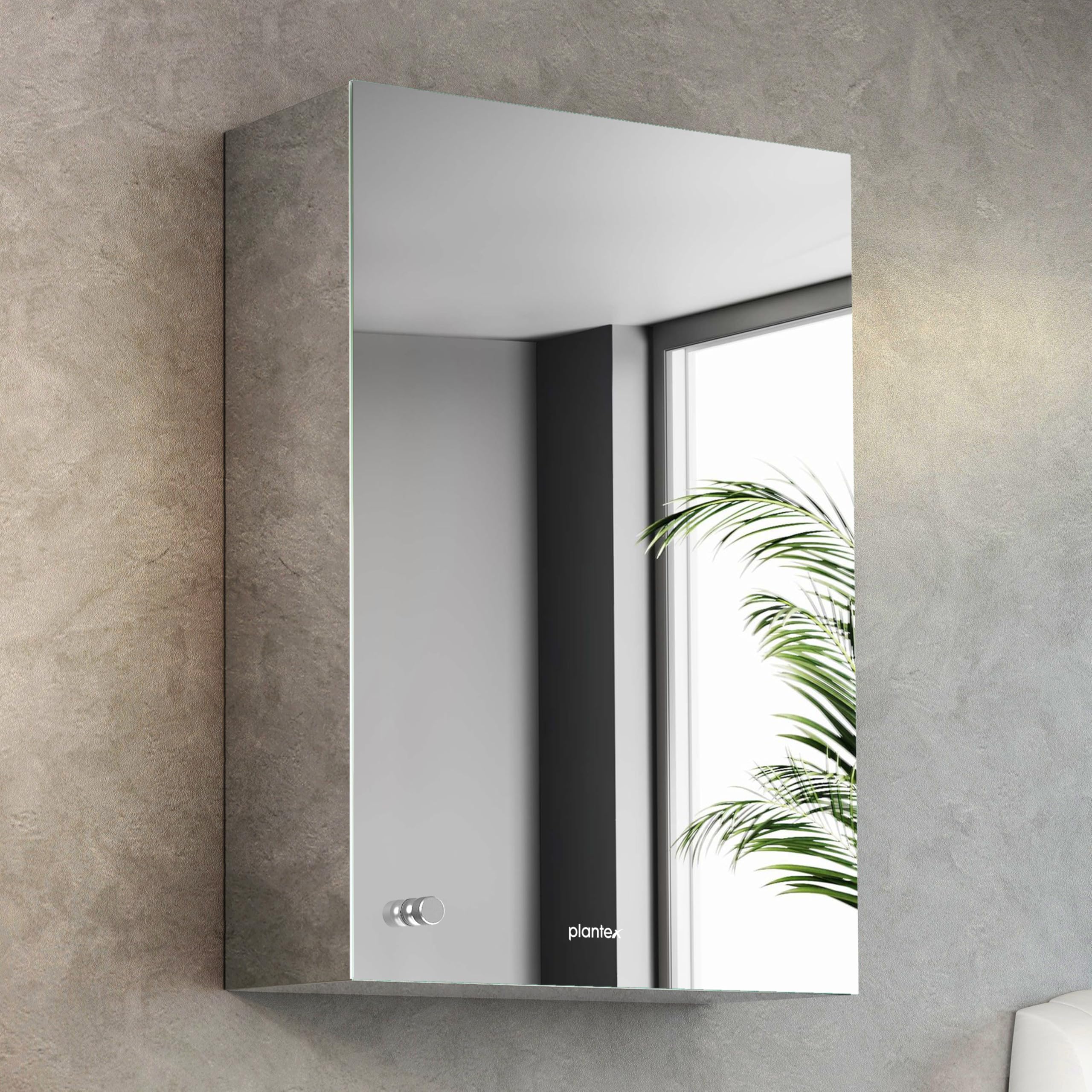 Premium Stainless Steel Bathroom Wall Cabinet with Mirror - 12x18 Inch Chrome Bathroom Organizer & Shelf for Wall - Perfect for Small Bathrooms, Vanities & Modern Home Decor