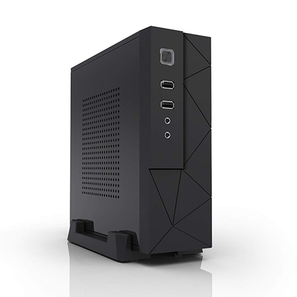 MARCBUSE Mini-ITX PC Case - Compact HTPC Computer Chassis for ITX Motherboard | Home Theater & Gaming PC Build | Small Form Factor Server Case for Living Room & Office Setup
