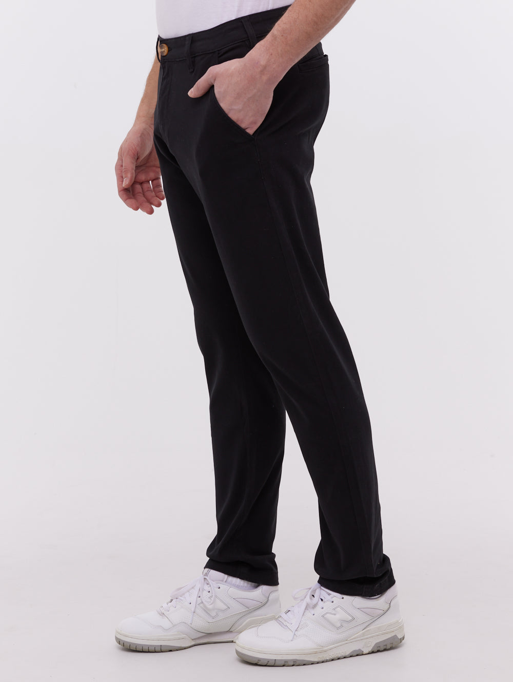 Jimini Washed Twill Chino Pants for Men - Comfortable Slim Fit Casual Trousers - Perfect for Office, Travel & Everyday Wear