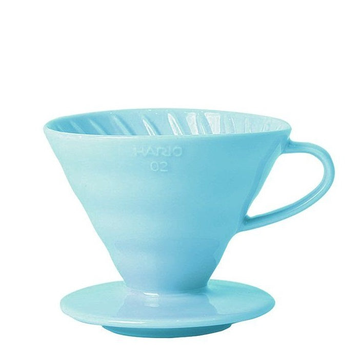 Hario V60 02 Ceramic Coffee Dripper - Premium Pour Over Coffee Maker for Specialty Brewing at Home or Office