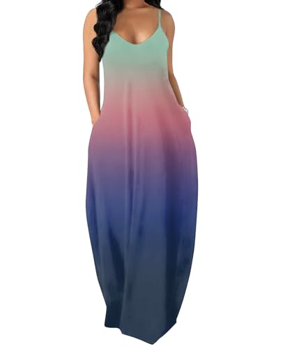 Bi- Gradient Green Grey Pink Blue