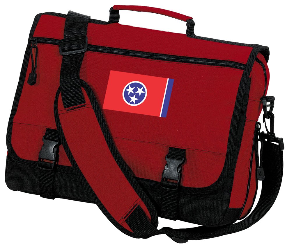 Tennessee Flag Laptop Bag - Durable Tennessee Messenger Bag & Computer Bag for Work, School, and Travel