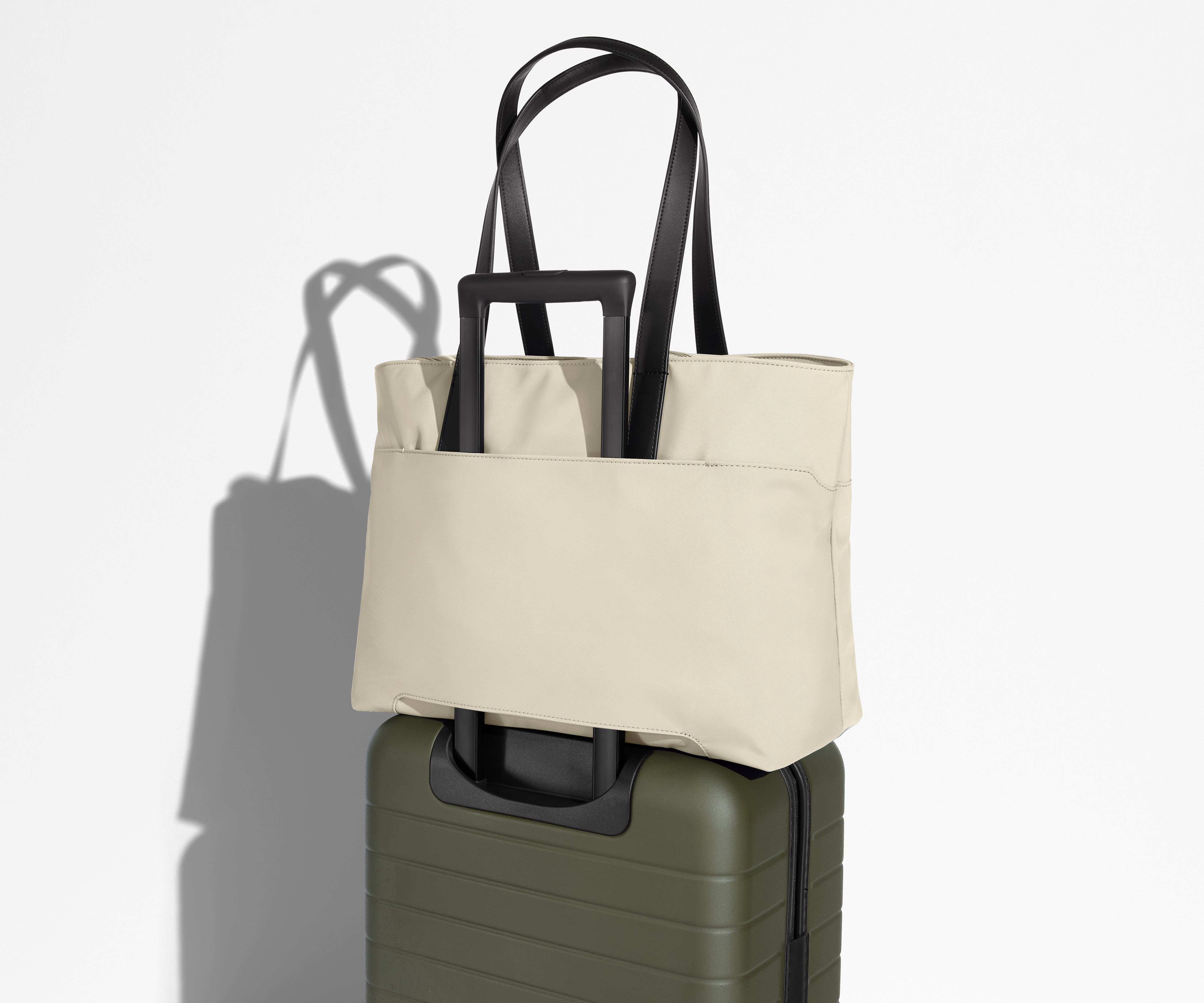 The Everywhere Tote Bag in Salt White - Stylish & Durable Cotton Tote for Women, Perfect for Shopping, Beach, Work & Travel