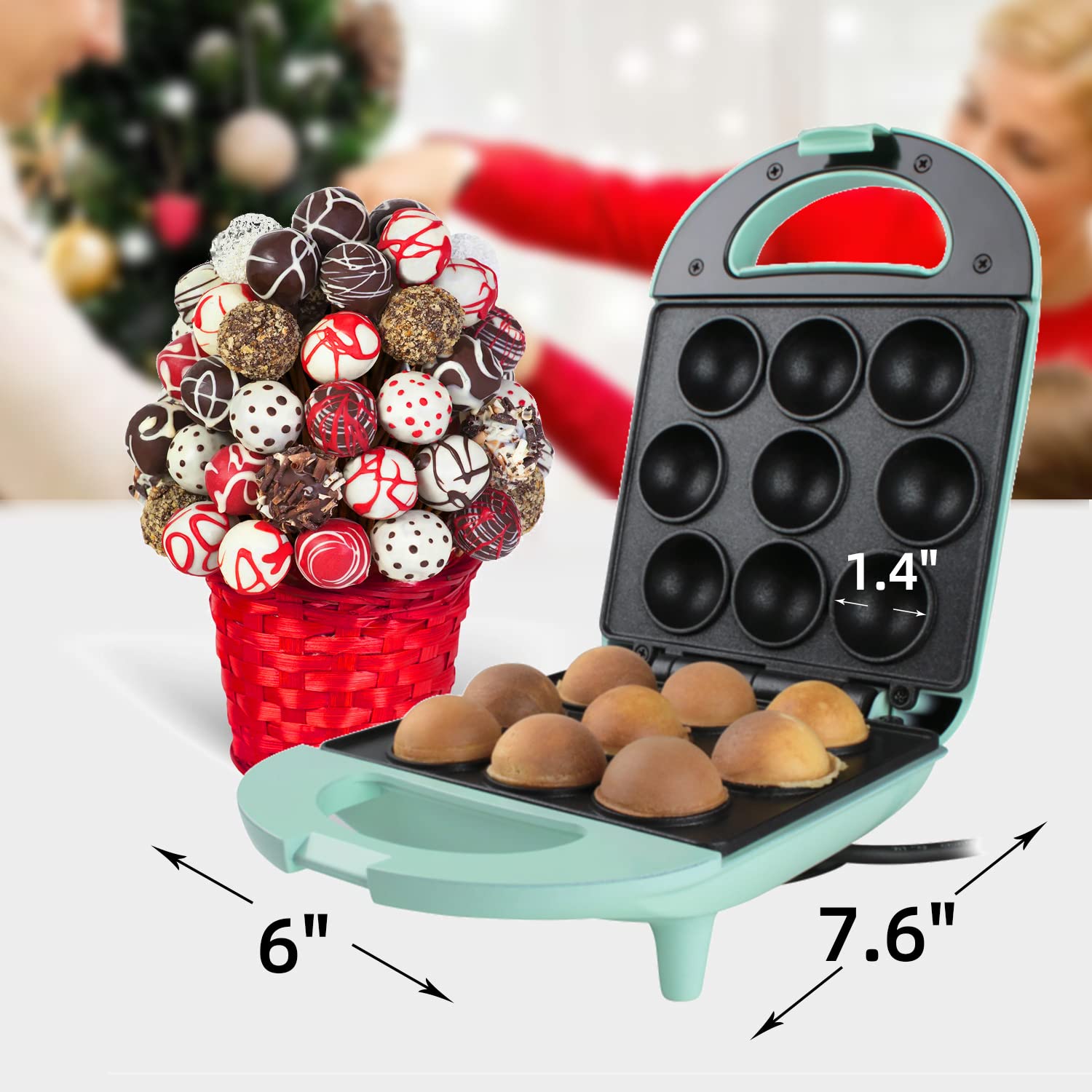 Best Cake Pop Maker & Cupcake Maker for Kids - Fun & Easy Baking Kit for Birthday Parties, School Events & Family Treats
