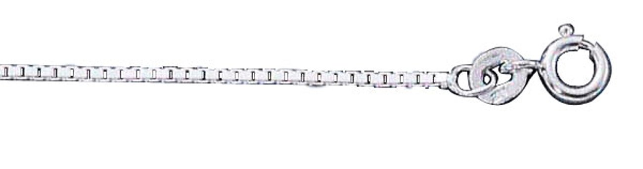 Sterling Silver Box Chain Necklace for Women - 18 Inch 925 Silver Dainty Necklace Jewelry Gift for Her - Perfect for Everyday Wear, Layering & Special Occasions
