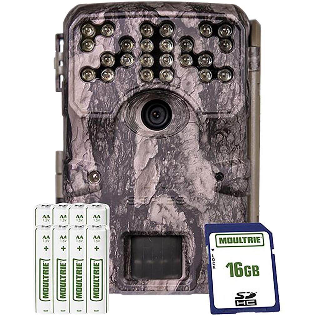 Moultrie A900i Bundle Trail Camera with Batteries & 16GB SD Card | 20MP Game Camera for Wildlife Monitoring, Hunting, and Outdoor Security (MCG-14002) | Ideal for Deer Hunting, Property Surveillance, and Nature Photography