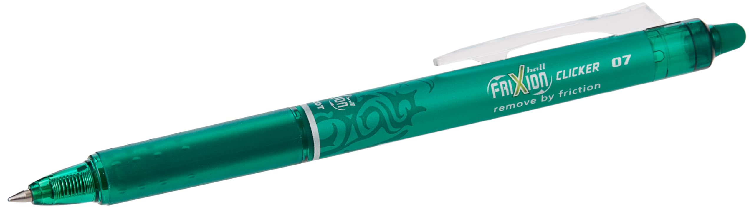 Pilot Frixion Clicker Retractable Erasable Pens - 0.7mm Fine Point Rollerball, 0.35mm Line, Pack of 3 (BLRT-FR7) - Ideal for Note Taking, Planning, Bullet Journaling & School Work