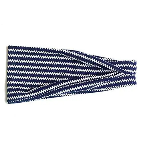 Stylish Printed Hair Bands Set for Women - 6 Pack Fashion Hair Accessories for Ponytail, Bun & Everyday Use - Perfect for Workout, Office & Casual Wear