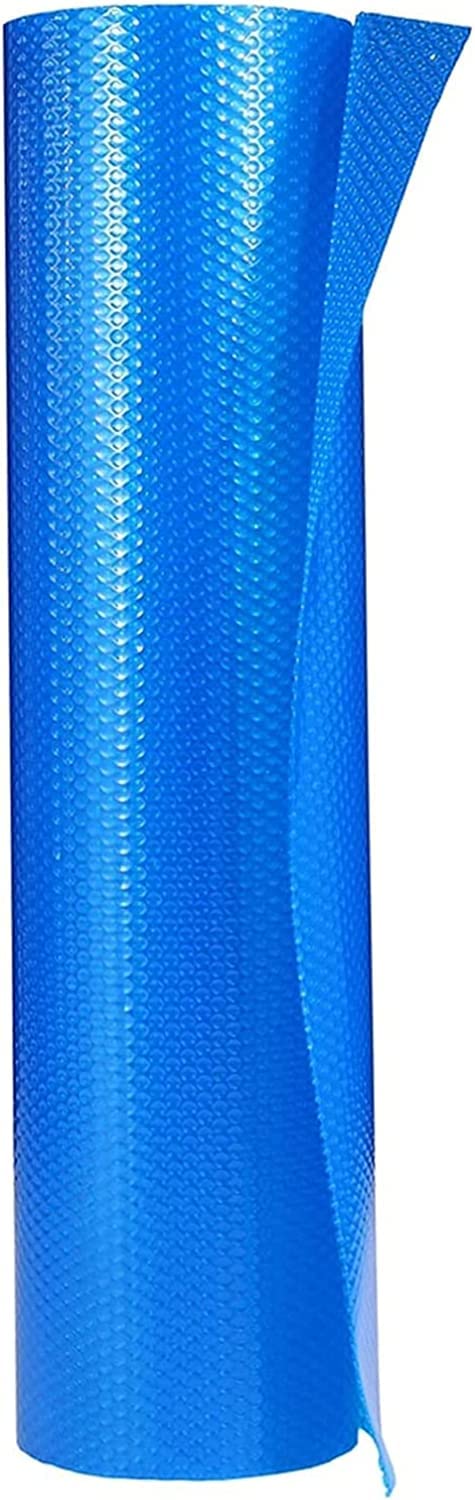 Heavy Duty Rectangular Solar Tarpaulin - 400x460cm (13ftx15ft) Blue Heat Insulation Film Blanket for Hot Tub & Swimming Pool Protection | UV Resistant, Weatherproof Cover for Outdoor Use, Spa Maintenance, Winter Pool Covers
