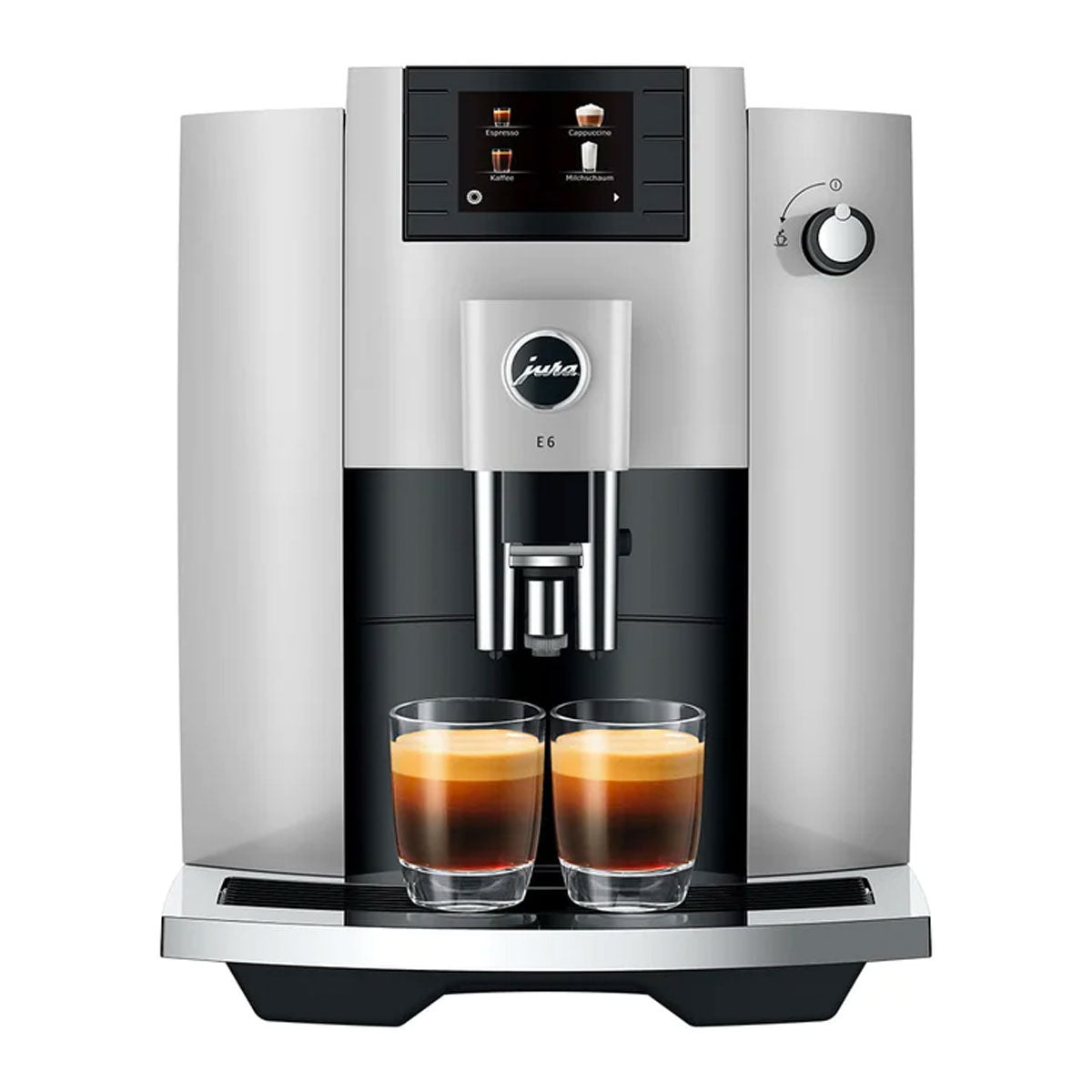 Jura E6 Platinum Automatic Espresso Machine - Premium Coffee Maker for Home & Office Use, Perfect for Espresso, Cappuccino & Latte Lovers