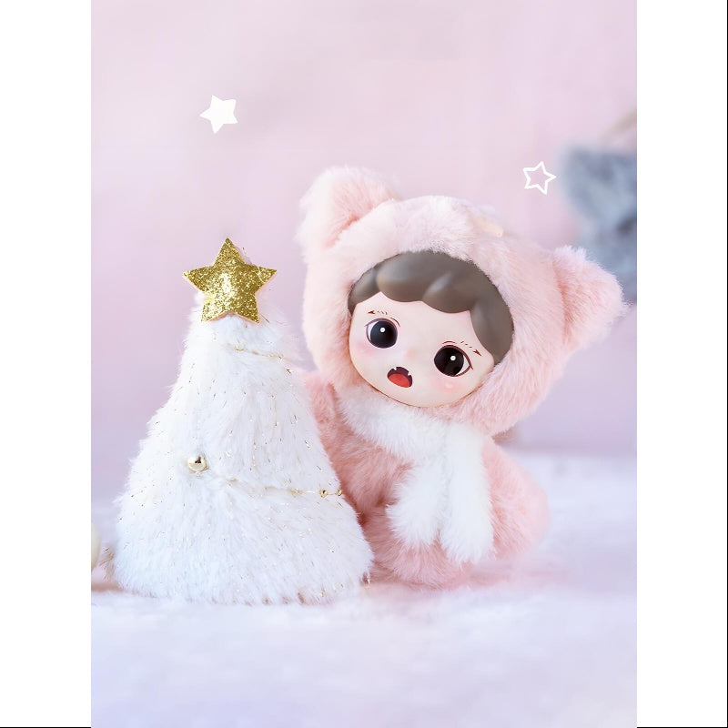 Baby Zoraa Fluffy Cabin Series Vinyl Plush Woo Hoo Piglet - Ultra Soft Stuffed Animal Toy for Kids, Perfect for Cuddling, Nursery Decor & Gift Giving