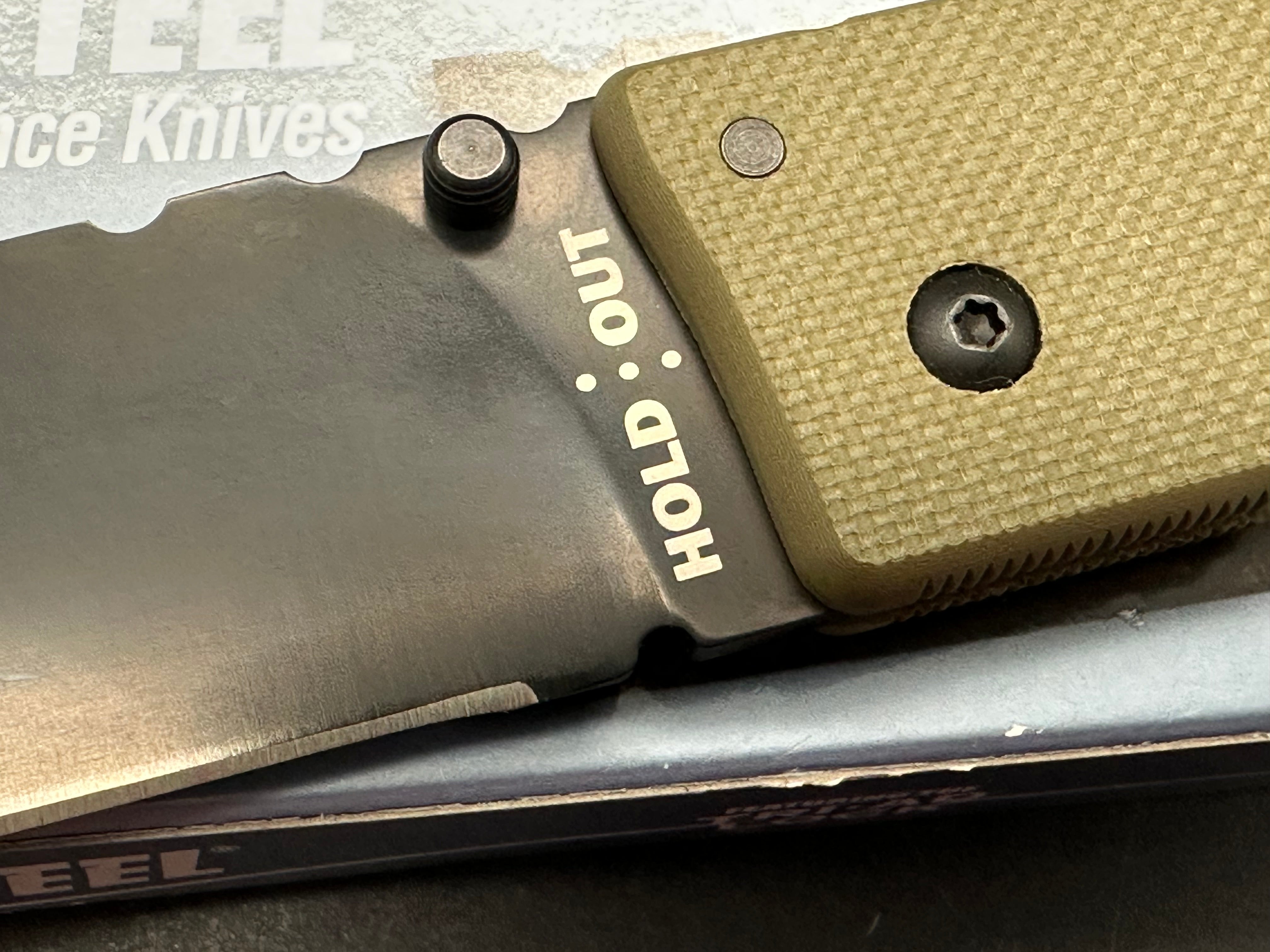 Cold Steel Hold Out I Folding Tactical Knife - 6