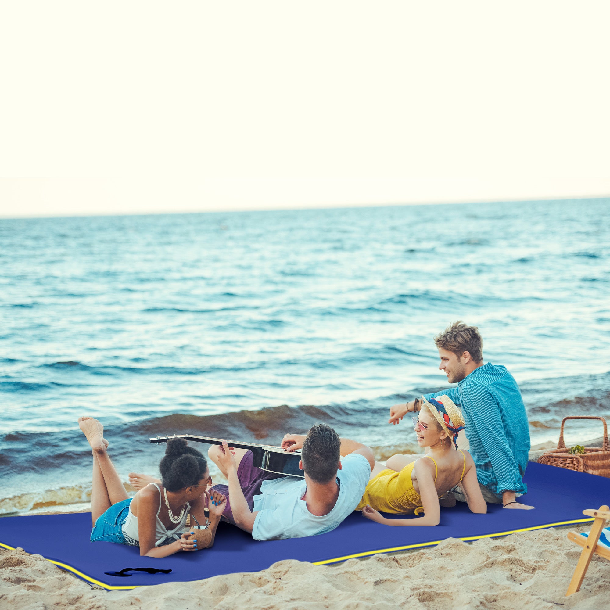 10' x 5' Floating Water Mat - 3 Layer Thick & Durable Foam Raft for Pool, Lake & Ocean - Portable Swimming Platform for Relaxation, Sunbathing & Water Activities