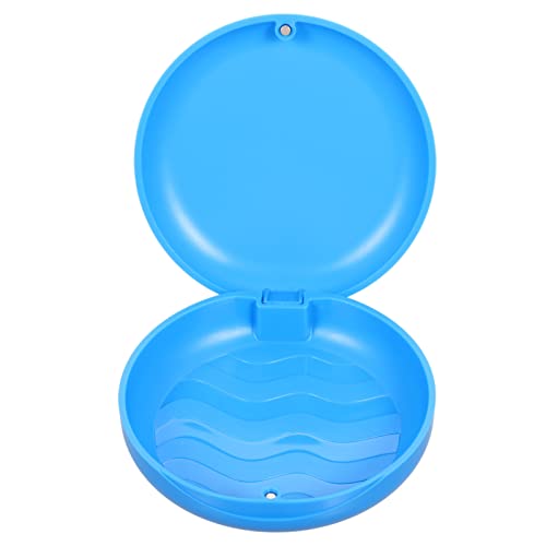 EXCEART Orthodontic Retainer Case - Portable Teeth Brace Container, Denture Box Holder & Mouthguard Storage for Travel, Sports, and Daily Use