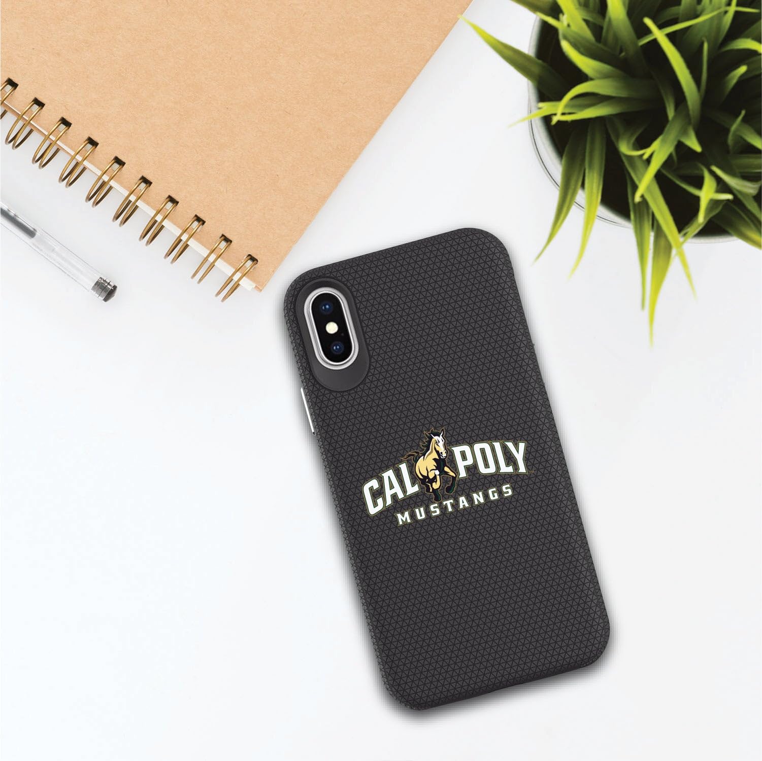 OTM Essentials Durable Phone Case for iPhone 12/12 Pro - Shockproof Hard Shell with California Polytechnic State University Design | Perfect for College Students & Alumni Protection