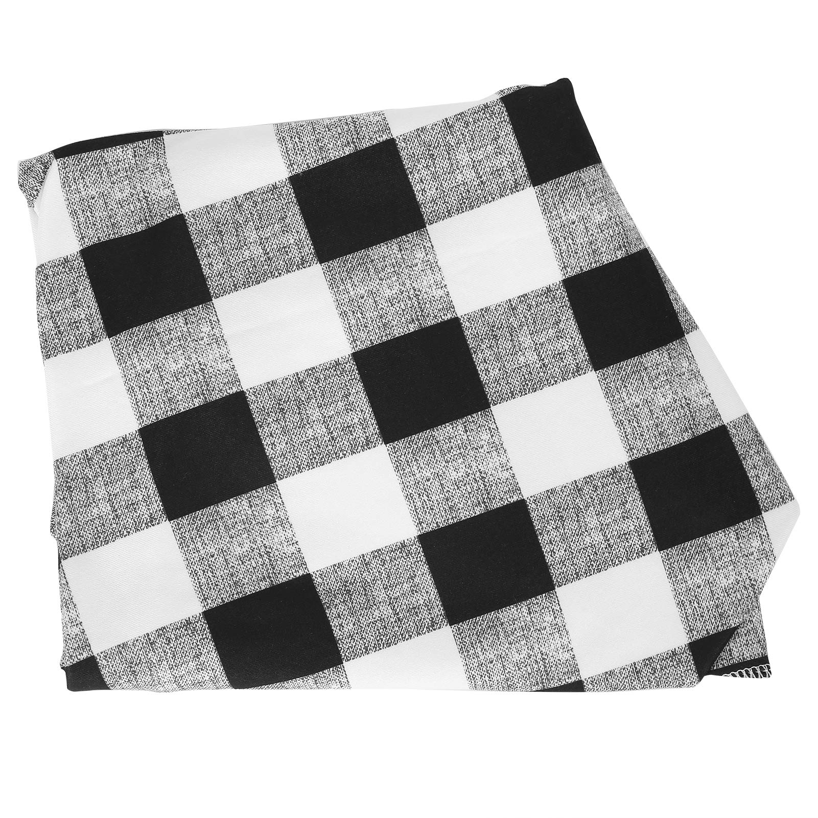 Breathable Nursing Scarf - Lightweight Baby Car Seat Cover & Stroller Cover - Black and White Grid Maternity Scarf for Breastfeeding, Infant Protection & Fashion - Perfect for Nursing Moms On-The-Go