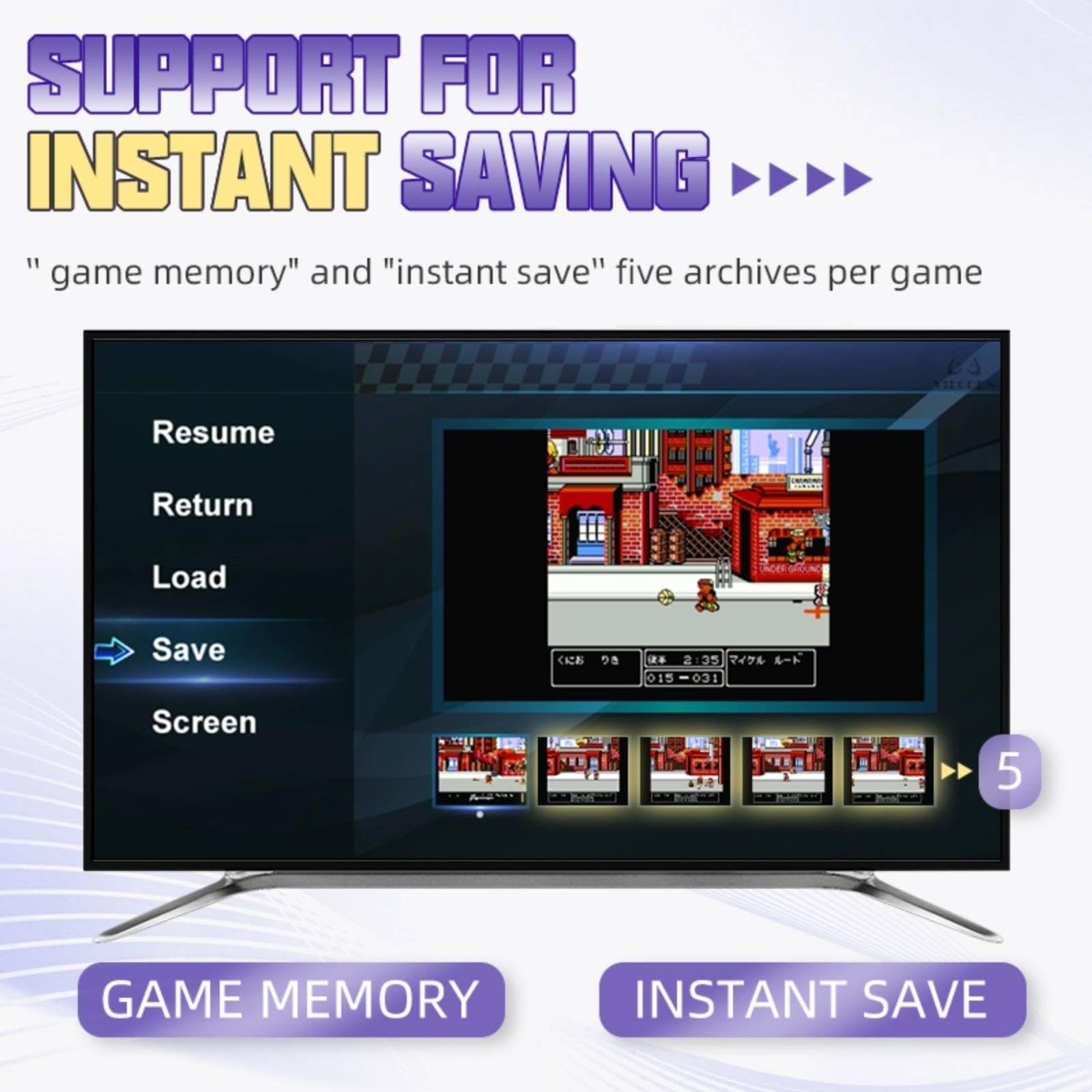 Retro Gaming Console with 7100 Classic Games - 4K HD HDMI Output, Wireless Dual Controllers, TF Card Support & Plug and Play - Perfect for Family Game Nights and Nostalgic Entertainment