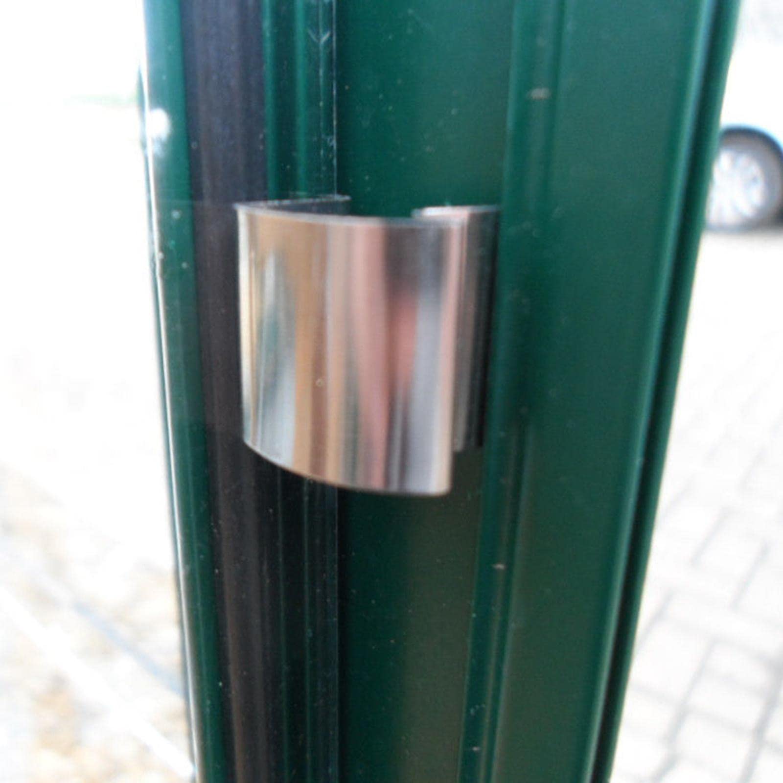 Stainless Steel Greenhouse Glass Clips - Heavy Duty Clamps for Secure Glass Panel Installation in Greenhouses, Garden Sheds & DIY Projects