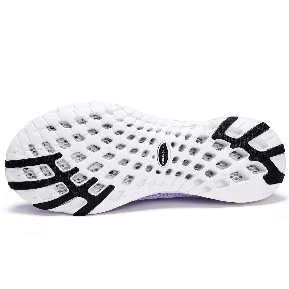 Women's Quick Drying Aqua Water Shoes - Lightweight Swim Shoes for Beach, Pool, Surfing & Yoga | Non-Slip Barefoot Water Shoes for Women
