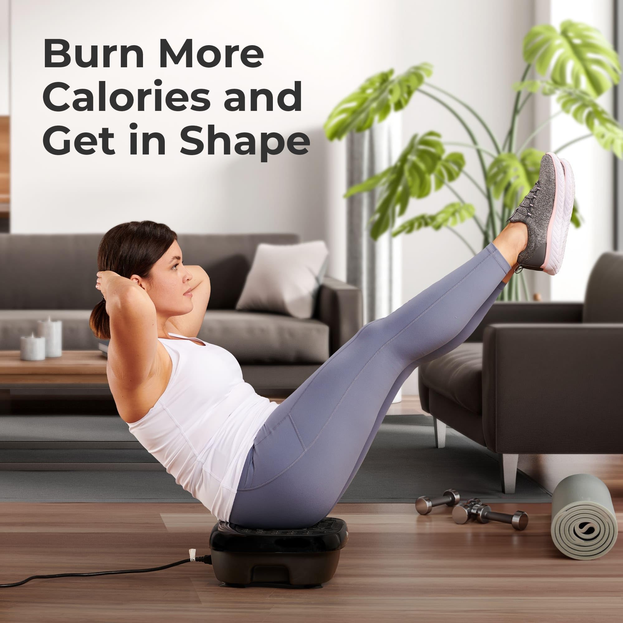 Lifepro Vibration Plate Exercise Machine with Magnetic Therapy - Full Body Workout Platform for Weight Loss & Muscle Toning | Portable Vibration Trainer for Home Gym, Lymphatic Drainage & Post-Workout Recovery | Perfect for Beginners, Seniors & Physical Therapy