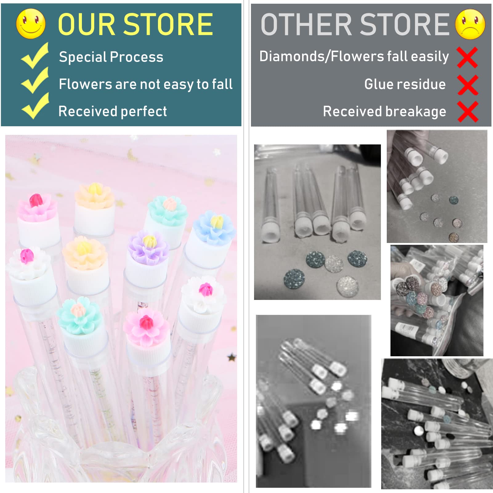 20 Pcs Reusable Mascara Wands & Tube Set - Lash Spoolies, Eyelash Extension Brushes, Makeup Applicator Tools (Cherry Blossom Mix) - Perfect for Professional Salons, DIY Lash Extensions & Home Makeup Kits