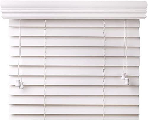 Bravada Essentials 2 Inch Faux Wood Blinds - Custom Size 42.5