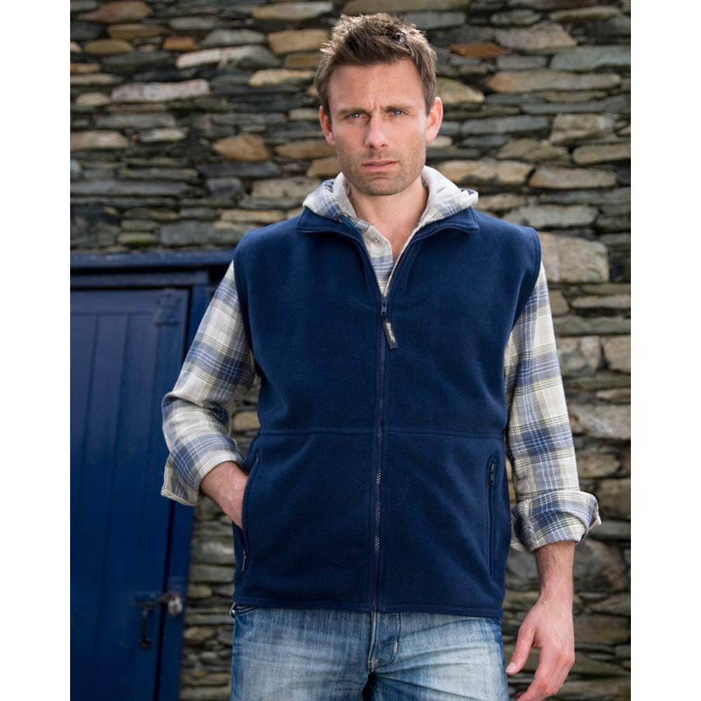 Men's Lightweight Anti-Pilling Fleece Vest Jacket - Warm & Durable for Outdoor Activities, Hiking, and Casual Wear