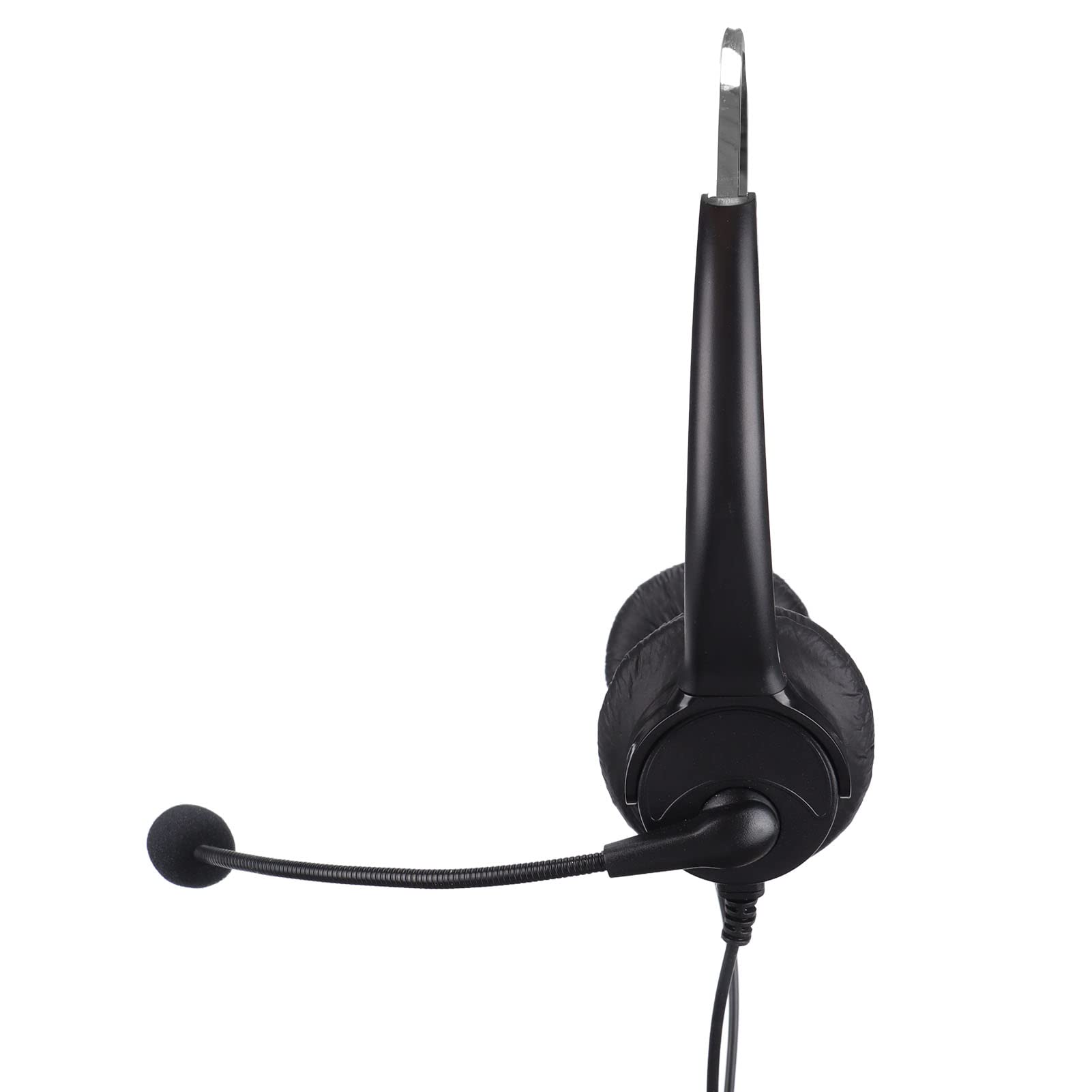 Best Telephone Headset with Adjustable RJ9 Connector - Clear Sound Corded Headphone for Call Center & Office Professionals | Ideal for Customer Service, Remote Work & Long Calls
