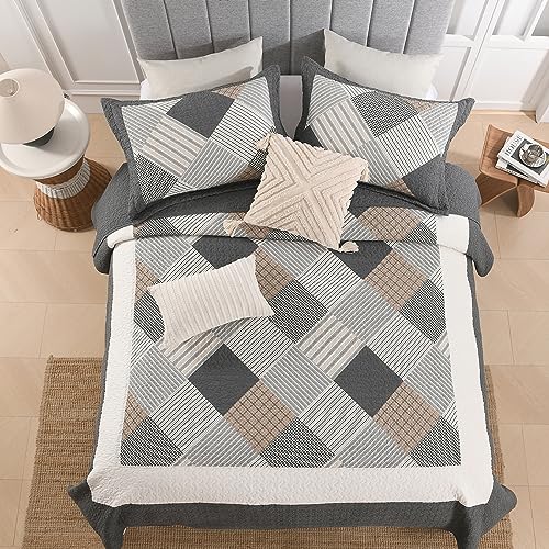 Dark-gray/White/Brown