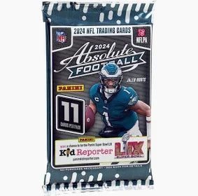 2024 Panini Absolute Football Retail Pack - NFL Trading Cards for Collectors & Fans | Perfect for Gifts, Memorabilia & Fantasy Sports Enthusiasts