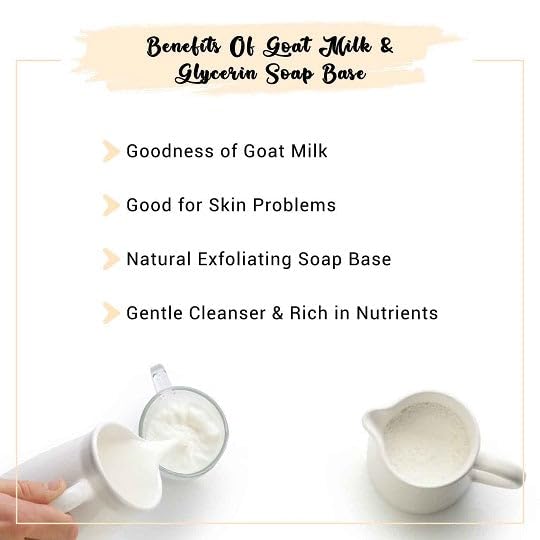 Goat Milk Soap Base - 500g Natural Soap Making Supplies for Handmade Skincare, DIY Beauty Products - Perfect for Sensitive Skin, Moisturizing & Gentle Cleansing (Great for Gifts, Home Spa, and Crafting)