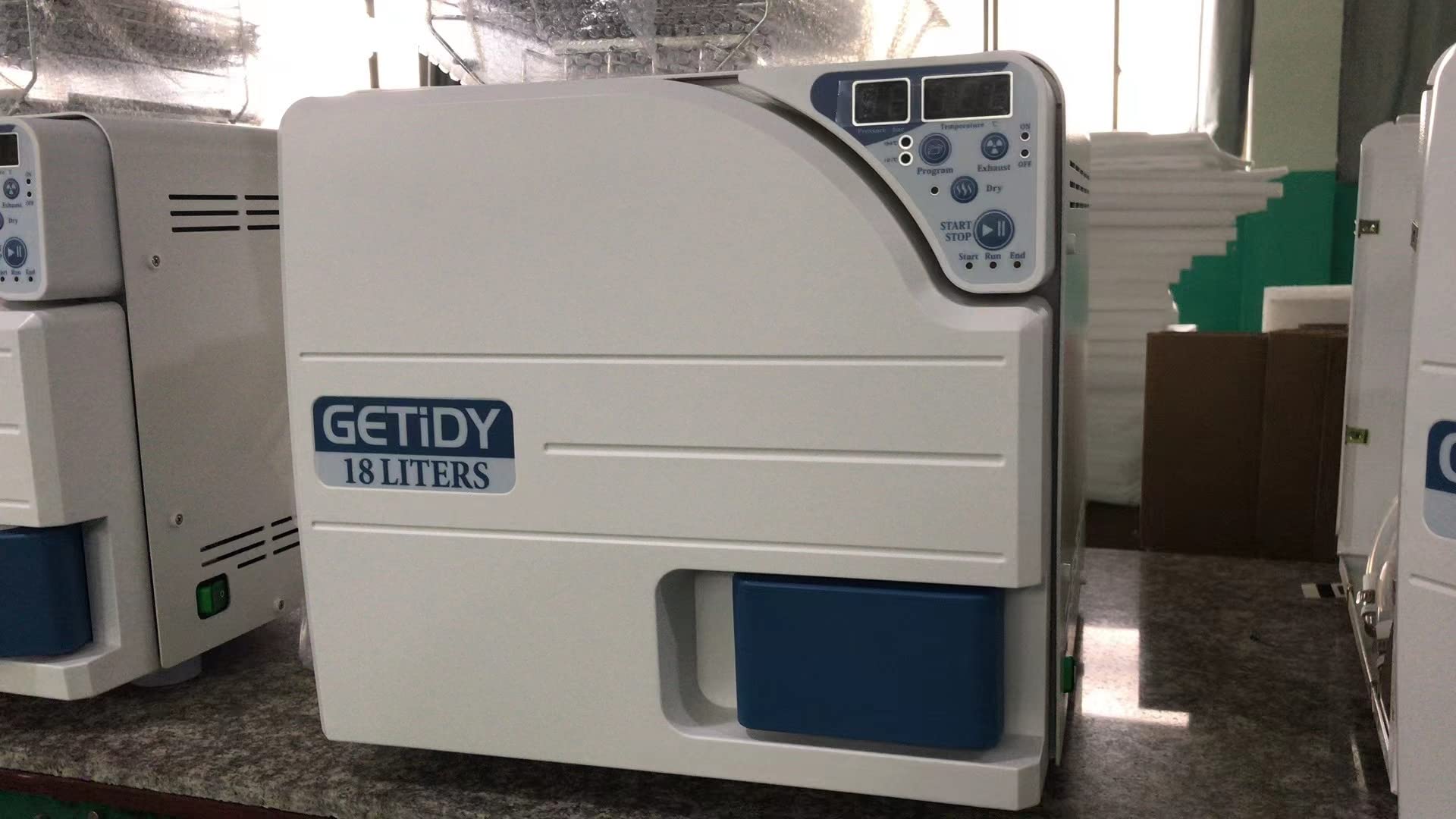 Getidy 23L Digital LCD Screen Steam Autoclave Sterilizer with Drying Function - Professional Medical Equipment for Dental Tools, Tattoo Needles & Beauty Salon Instruments