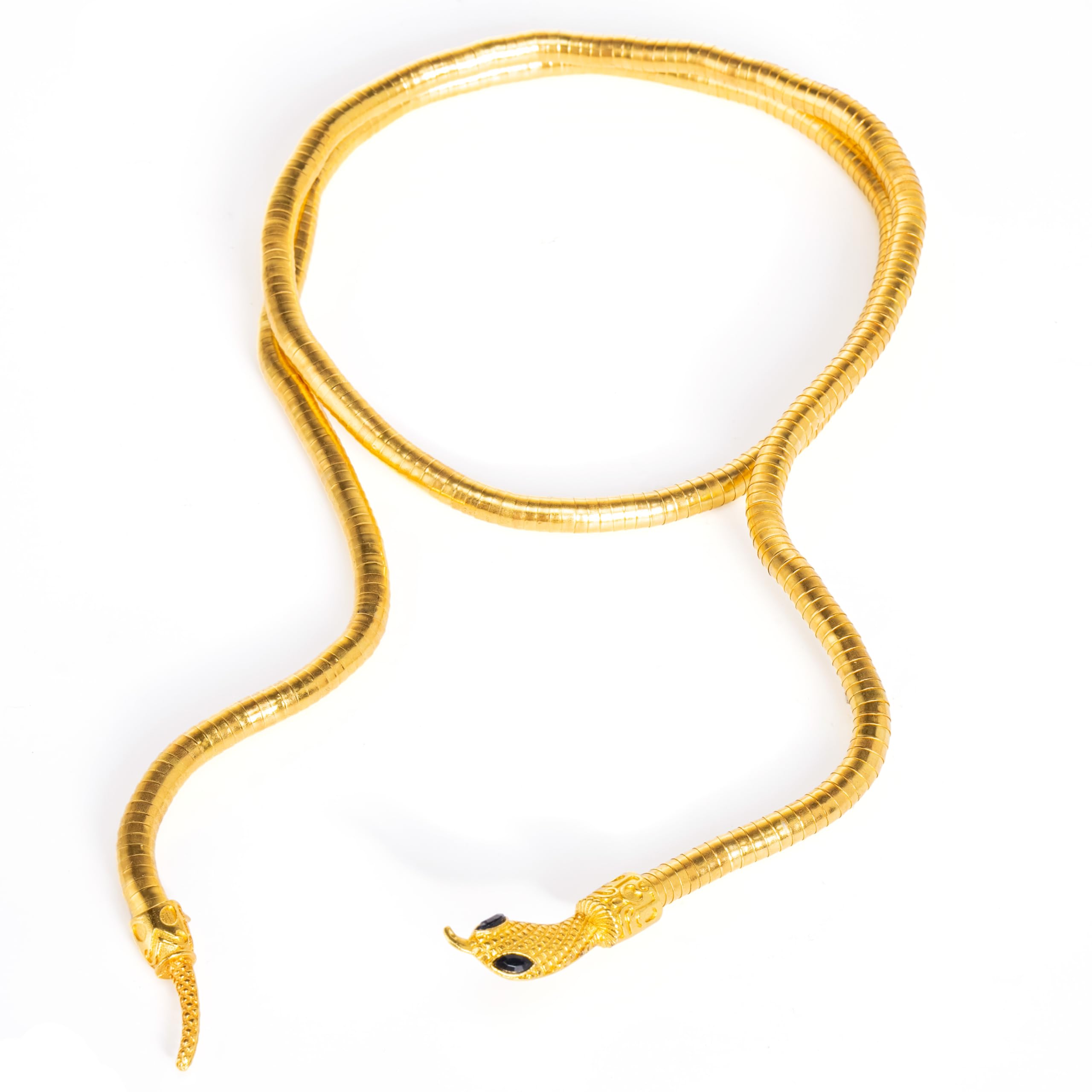 Spooky Halloween Snake Bracelet - Flexible Adjustable Arm Cuff Jewelry for Women, Men & Kids | Bendable Snake Necklace & Costume Accessory | Perfect for Halloween Parties, Cosplay & Themed Events