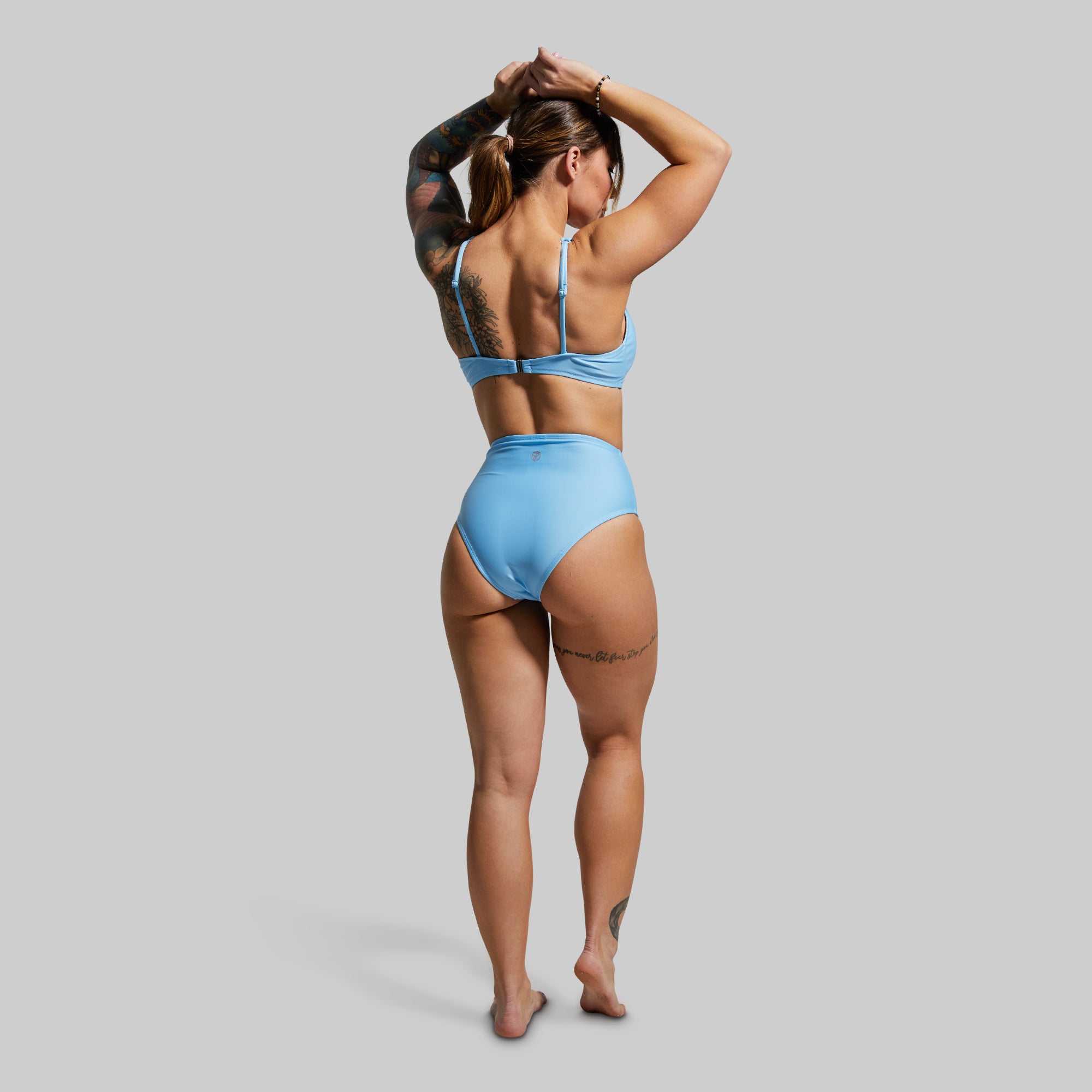High Tide Bikini Bottom (Dream Blue) - Women's Sexy Swimwear for Beach, Pool & Vacation - Trendy Plus Size Swim Shorts for Summer