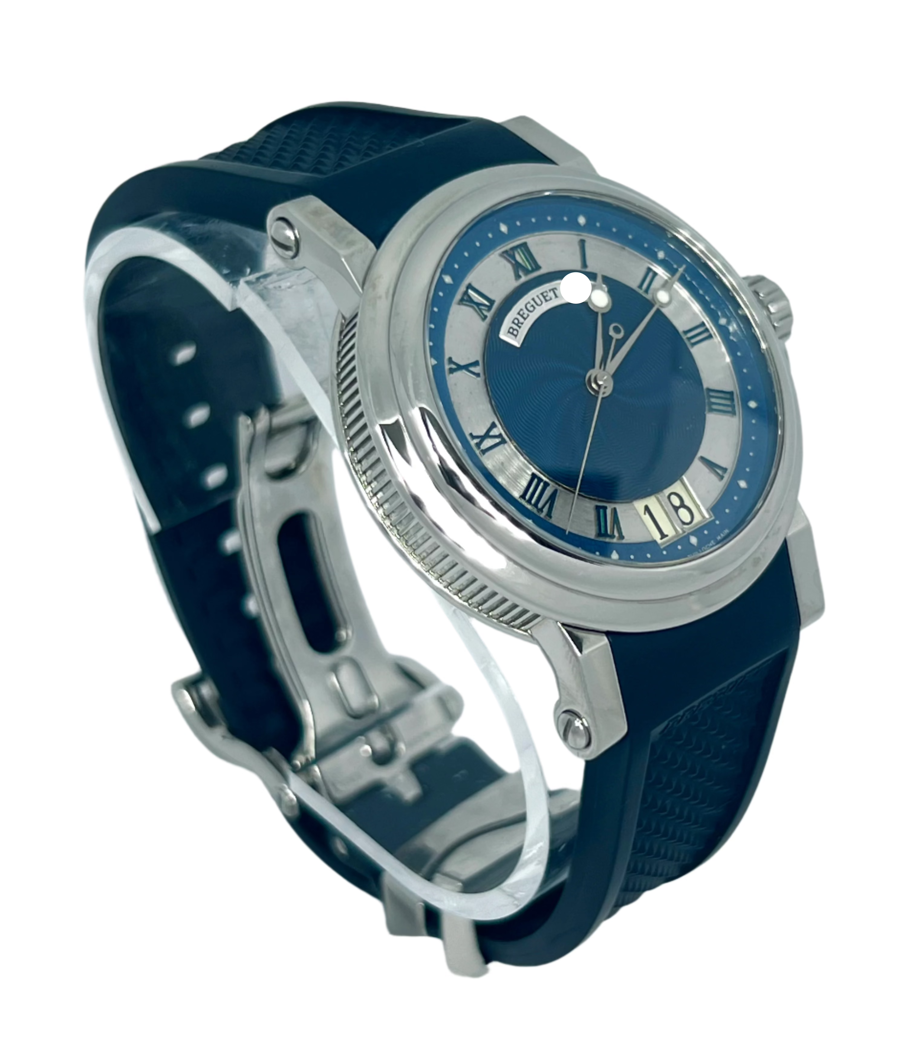 Breguet Marine Big Date Stainless Steel Men's Watch - Luxury Automatic Timepiece for Business, Formal & Special Occasions