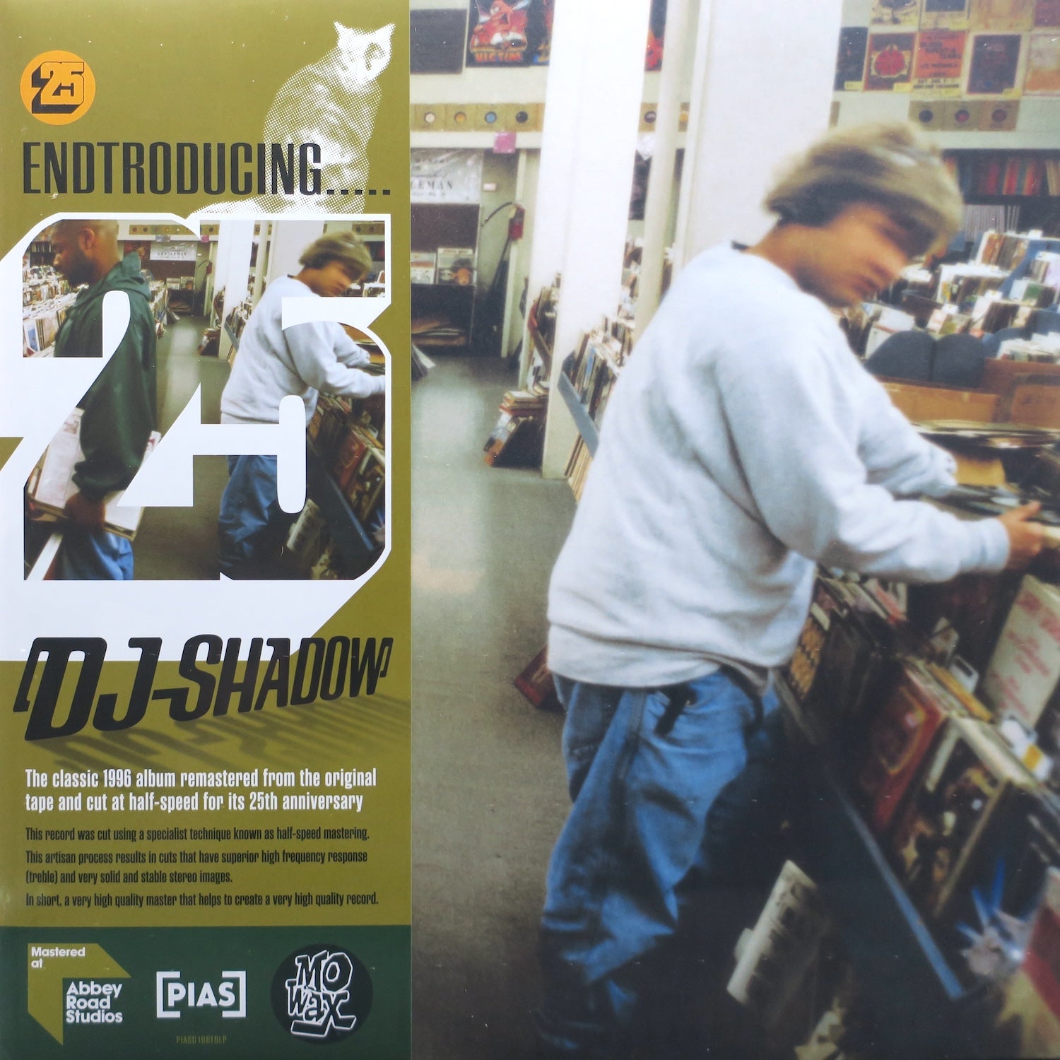 DJ SHADOW 'Endtroducing' 25th Anniversary Edition - Half Speed Master Vinyl 2LP Record - Limited Collector's Item for Music Enthusiasts & Vinyl Lovers - Perfect for Home Listening, Gifts & Music Collections